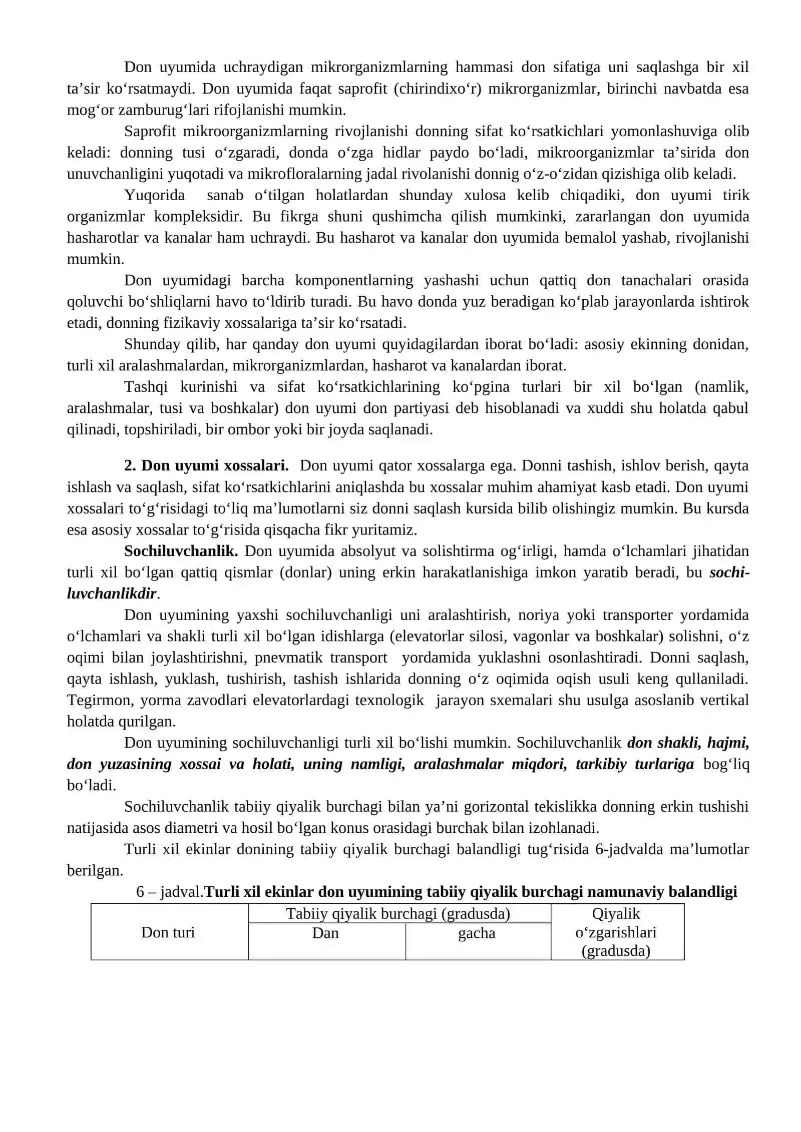 Don Uyumi Haqida Umumiy Ma'lumot 2
