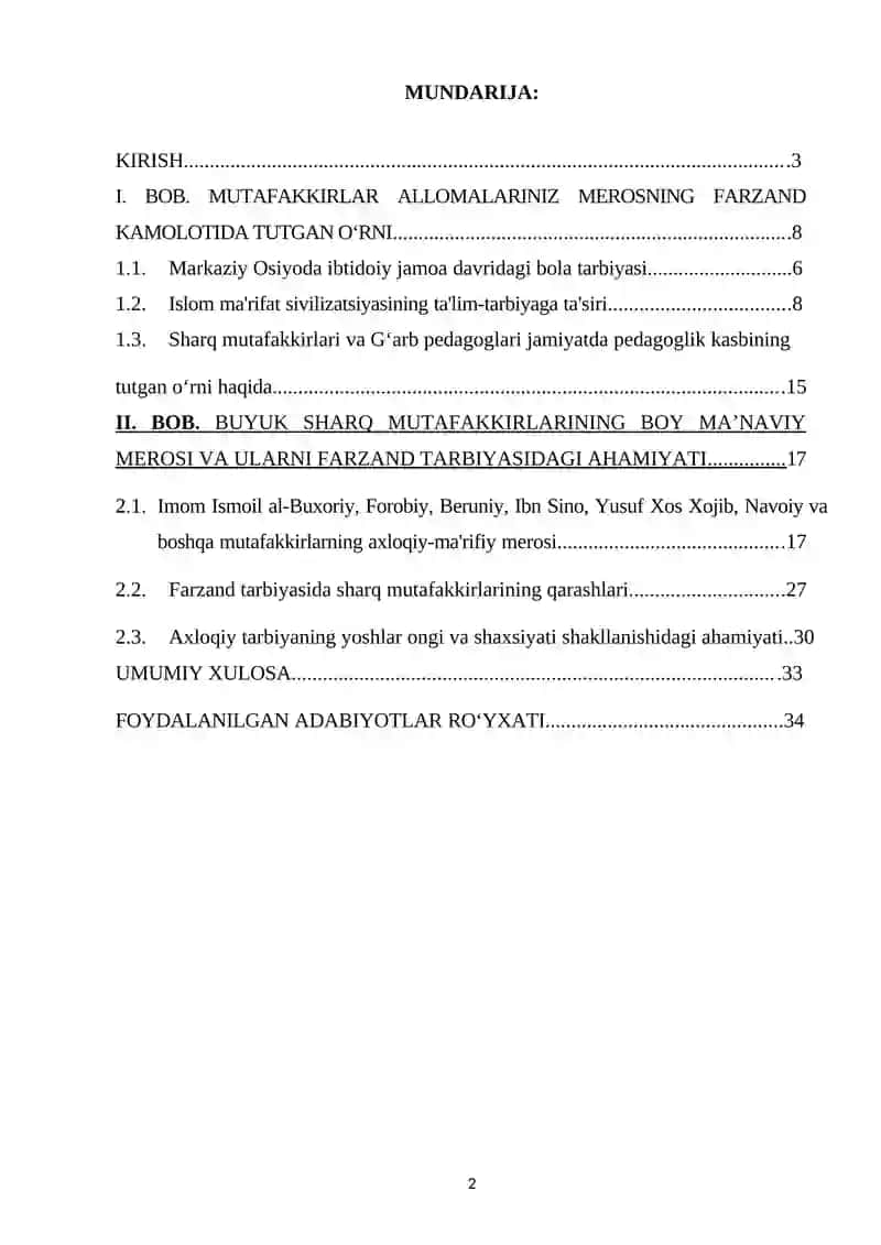 "MutaFakkir allomalarimiz me'rosining farzand kamolotida tutgan o'rni" 2