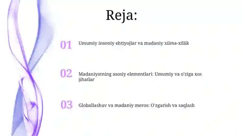 Umumiy insoniy ehtiyojlar va madaniy xilma-xillik 2