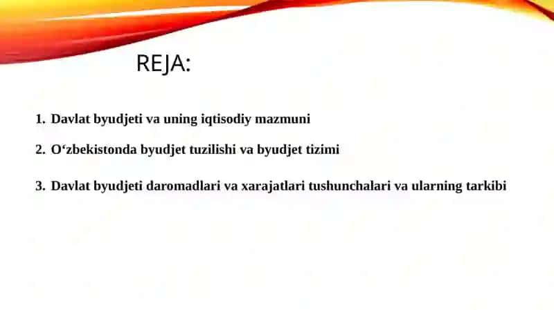 IQTISODIY OSISH VABYUDJETSIYOSATI 2