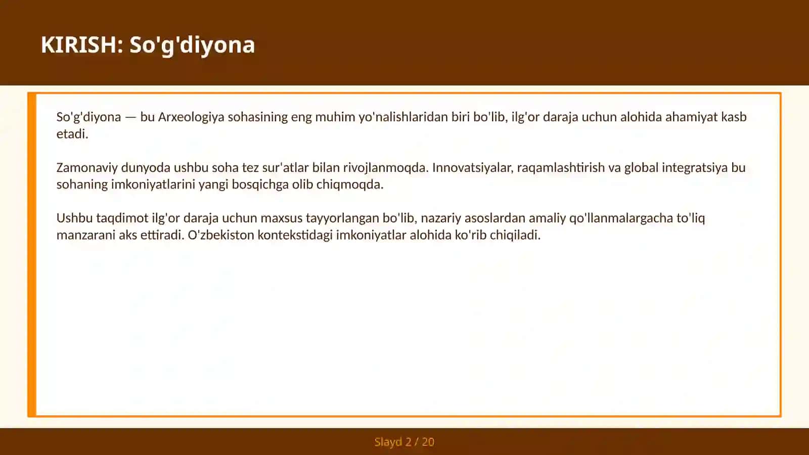 SO'G'DIYONA 2