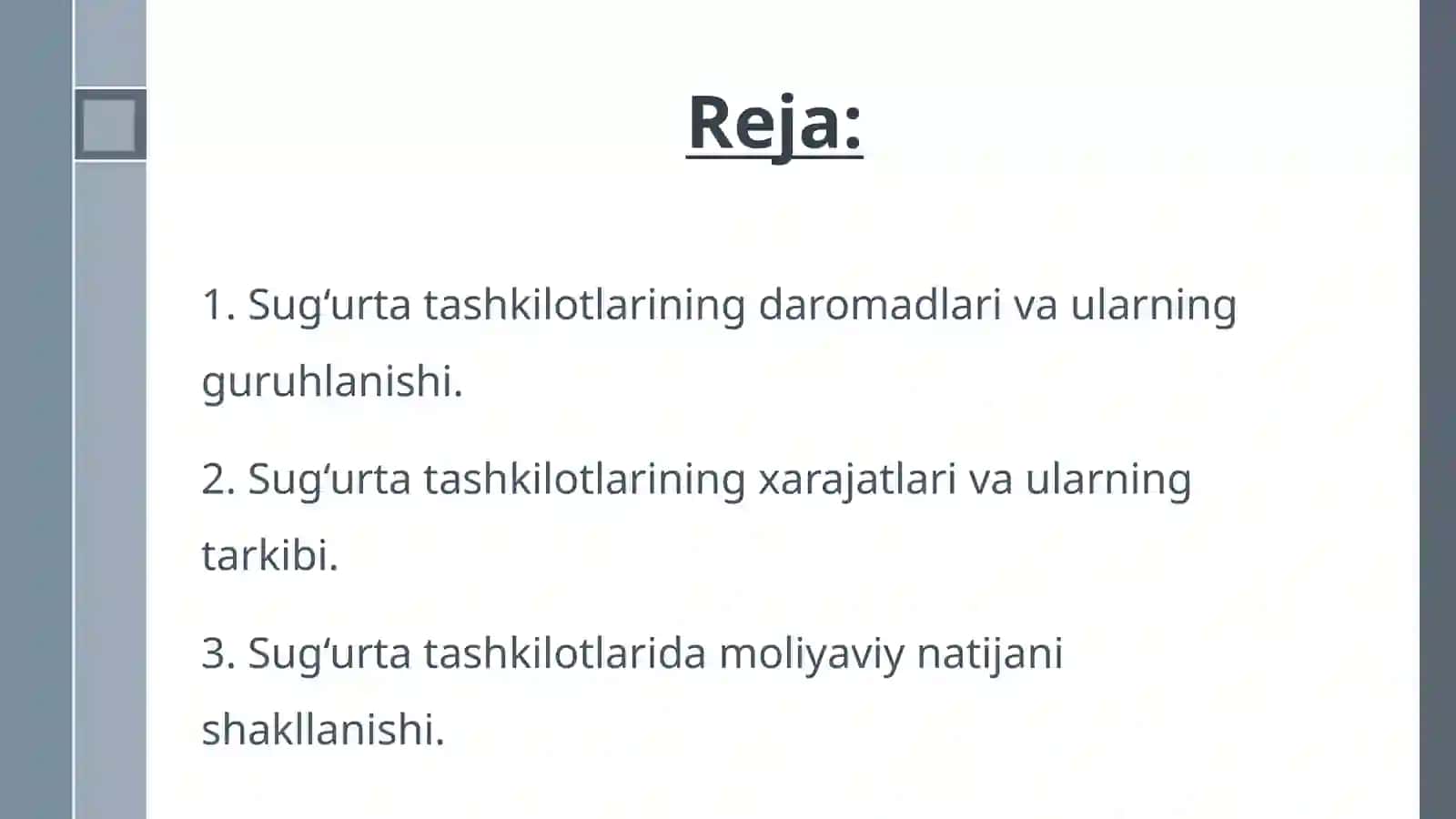 Sug'urta fondlarini tashkil etish va ularning shakllanishi 2