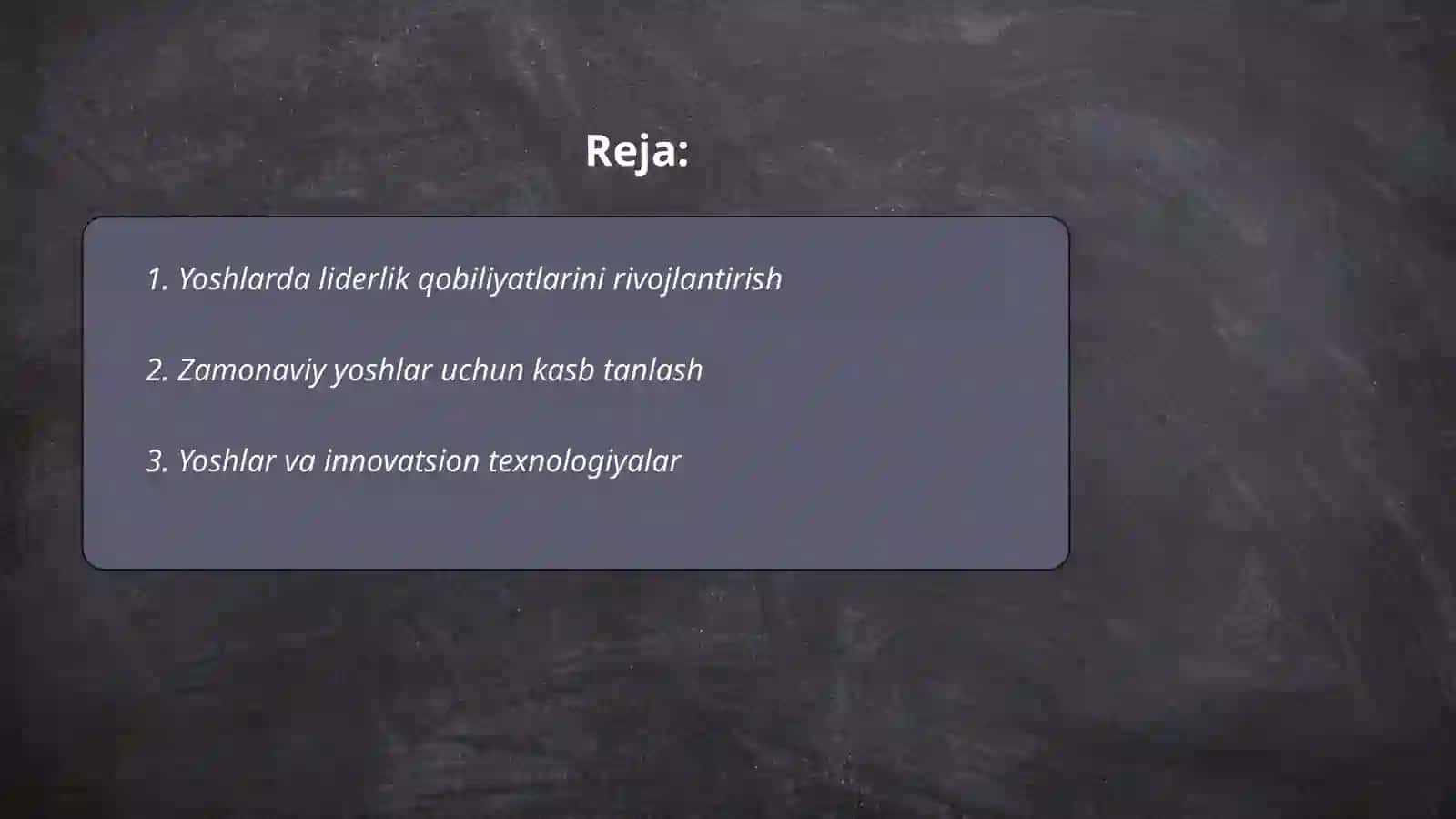 Yoshlarda liderlik qobiliyatlarini rivojlantirish 2