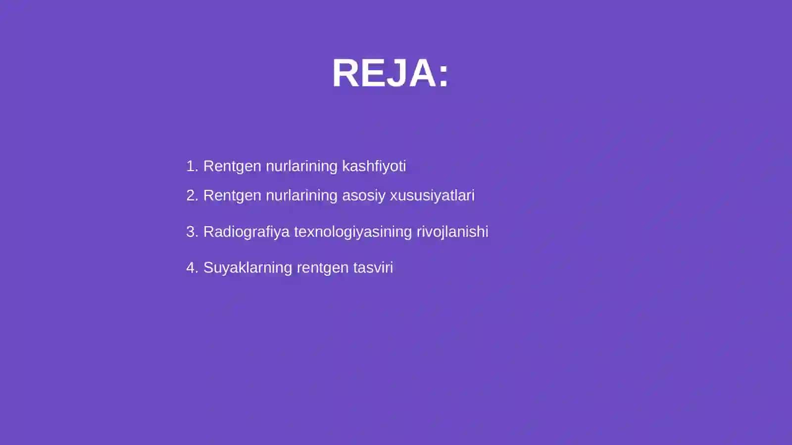 Rentgen nurlarini o'rganish tarixi, suyak va boʻgʻimlar rivojlanishi 2