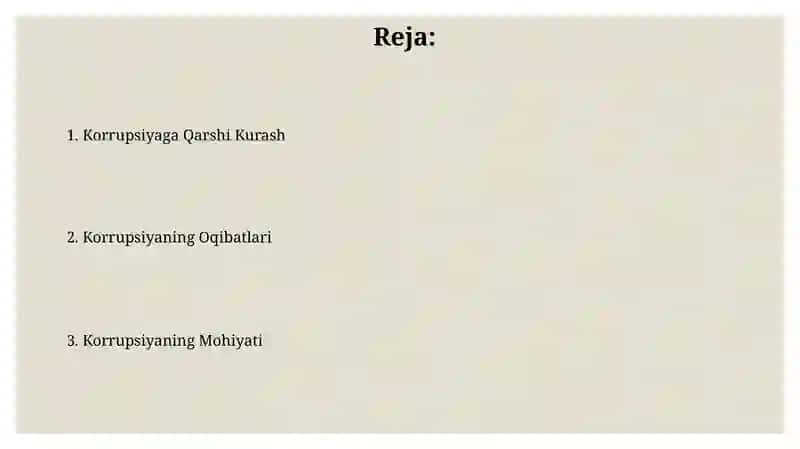 Korrupsiyaning mohiyatlari va uning oqibatlari 2