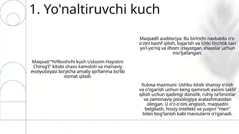 Ustozim Hayotim ChirogʻI 2