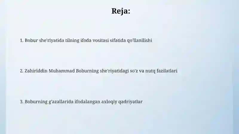 Bobur she'rlari 2