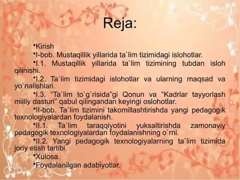 Mustaqil O'zbekistonda ta'lim va pedagogik fikr taraqqiyoti 2