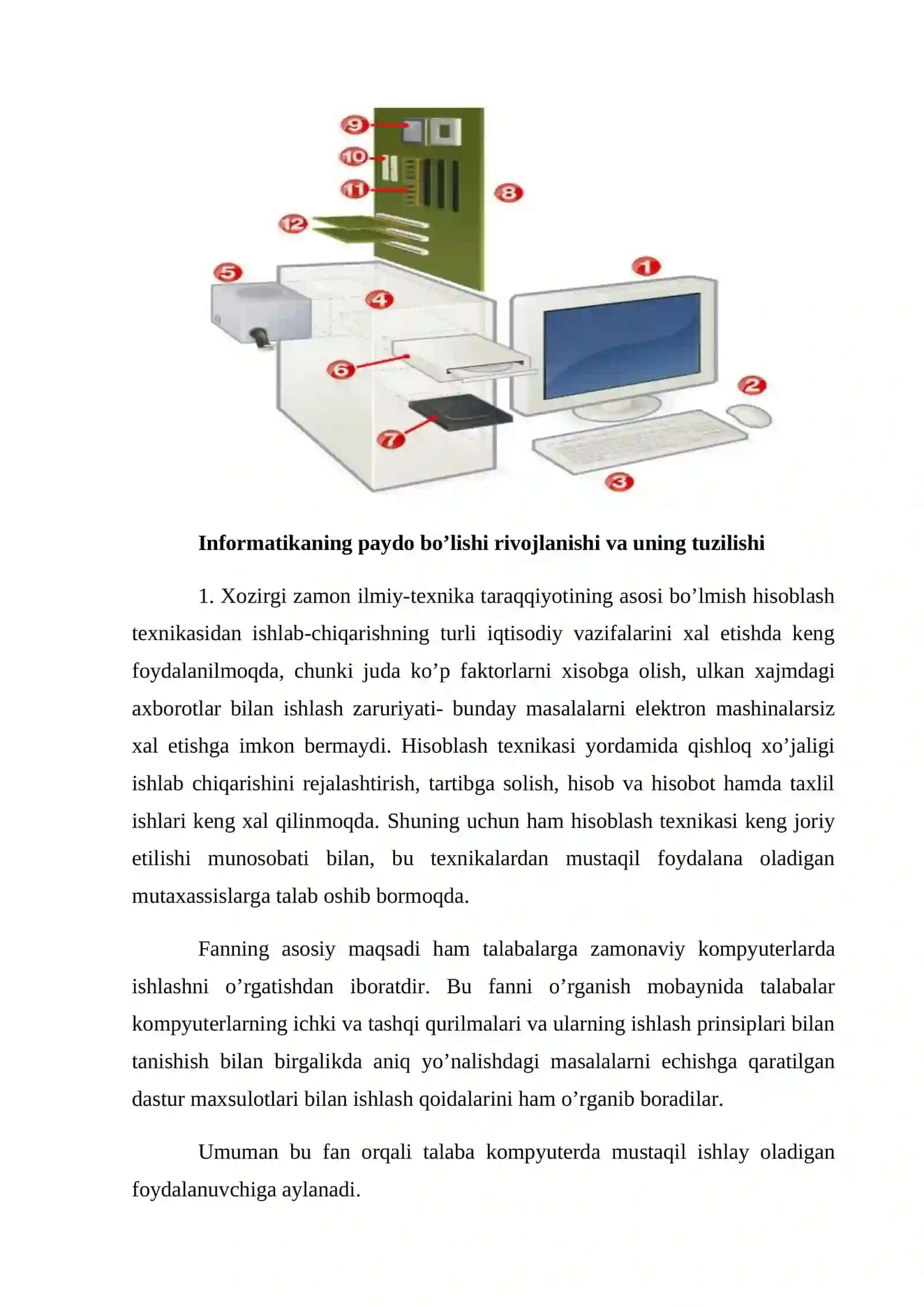 Hisoblash texnikasining rivojlanish tarixi 2