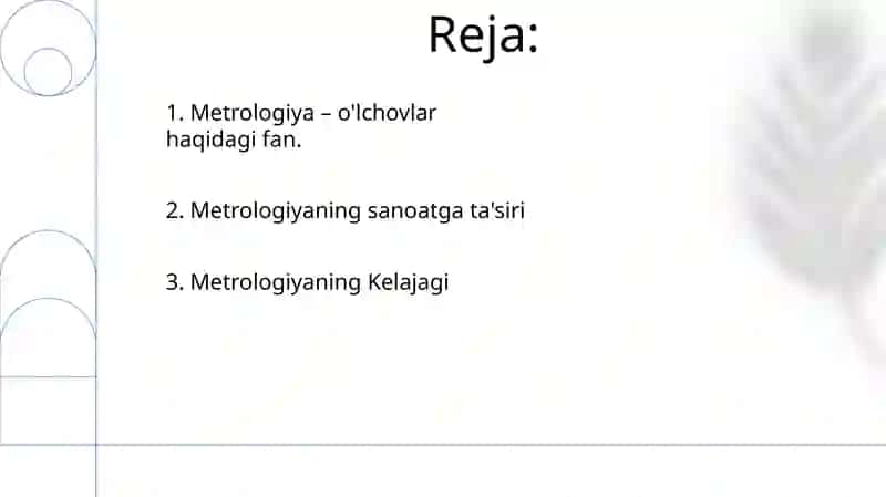 Metrologiyaning vazifasi 2