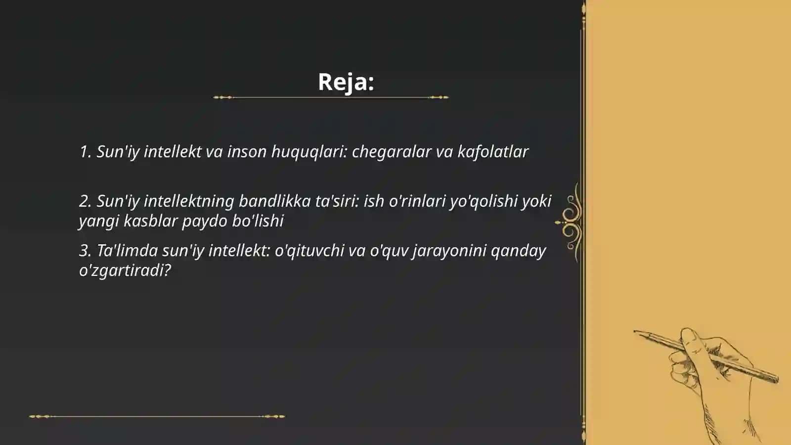 Insoniyat va sun'iy intillekt mavzusida guruh muhokamasi 2