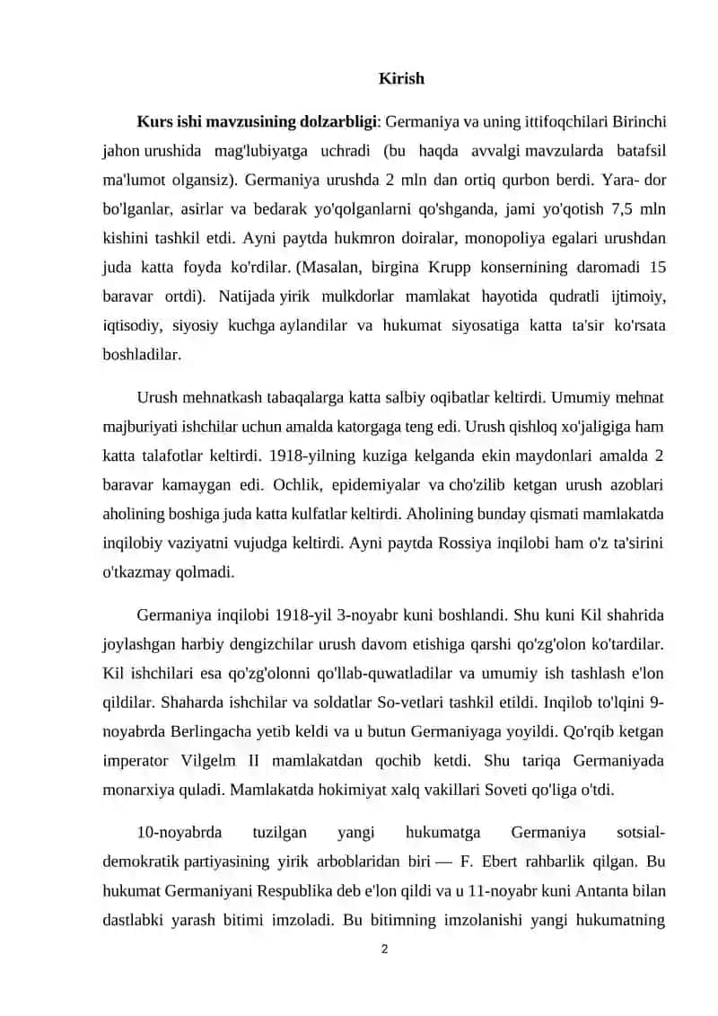 GERMANIYA FEDERATIV RESPUBLIKASI IKKINCHI JAHON URUSHIDAN KEYINGI YILLARDA 2