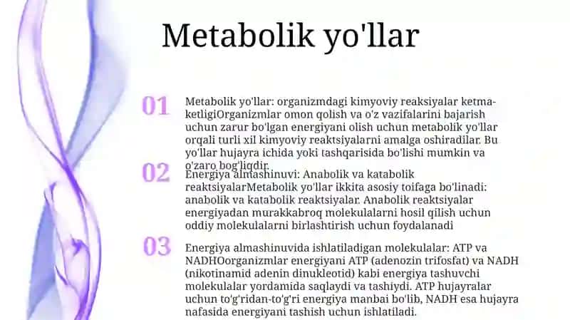 Organizmda Energiya Almashinuv Buzulishlari 2