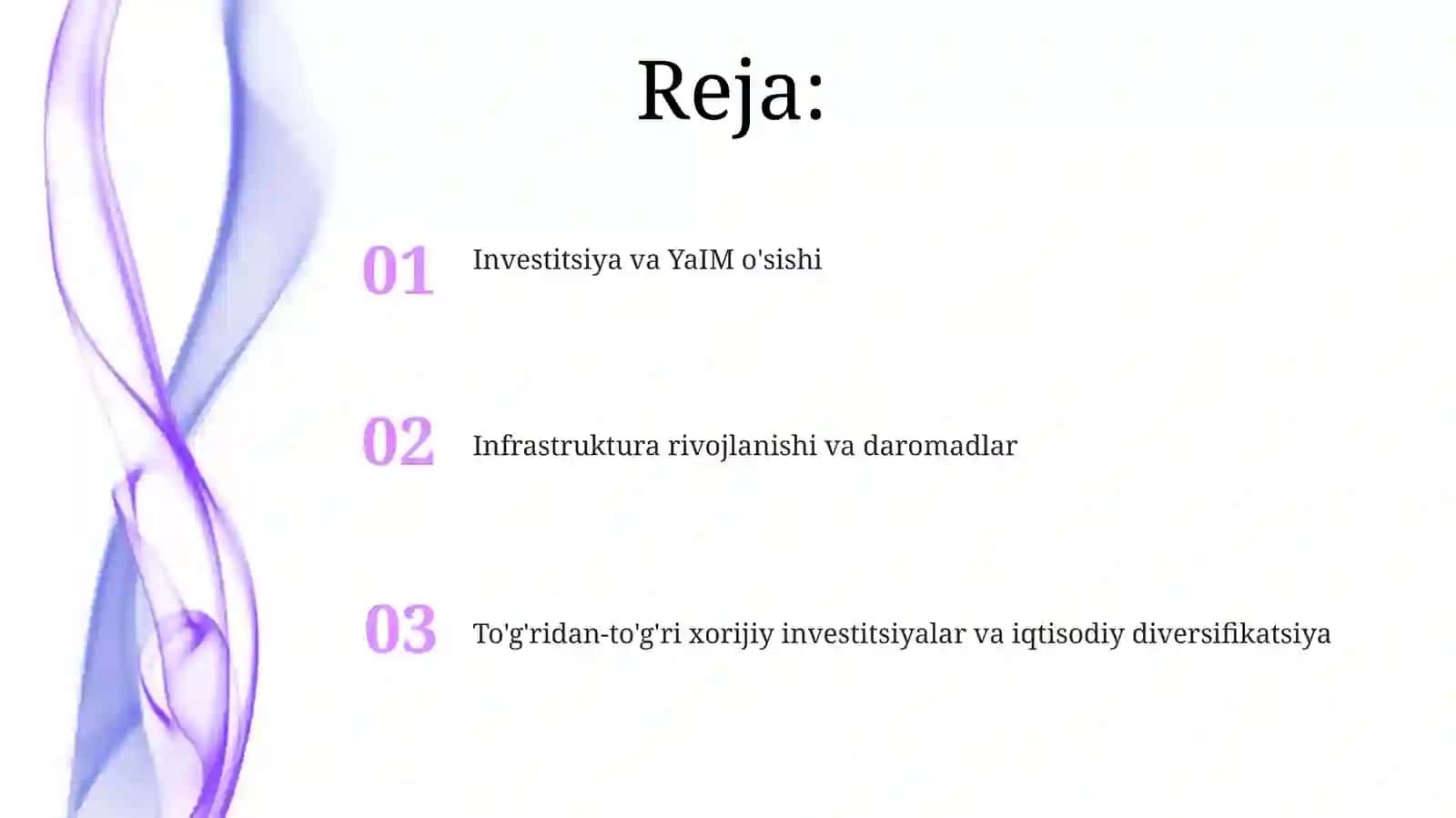 Investitsiya va YaIM o'sishi 2
