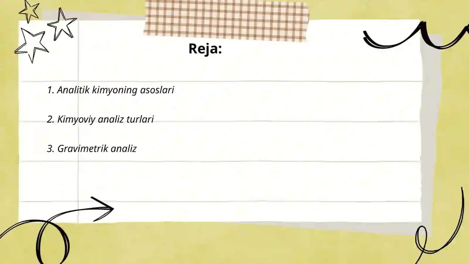 Analitik kimyo fani va vazifasi 2