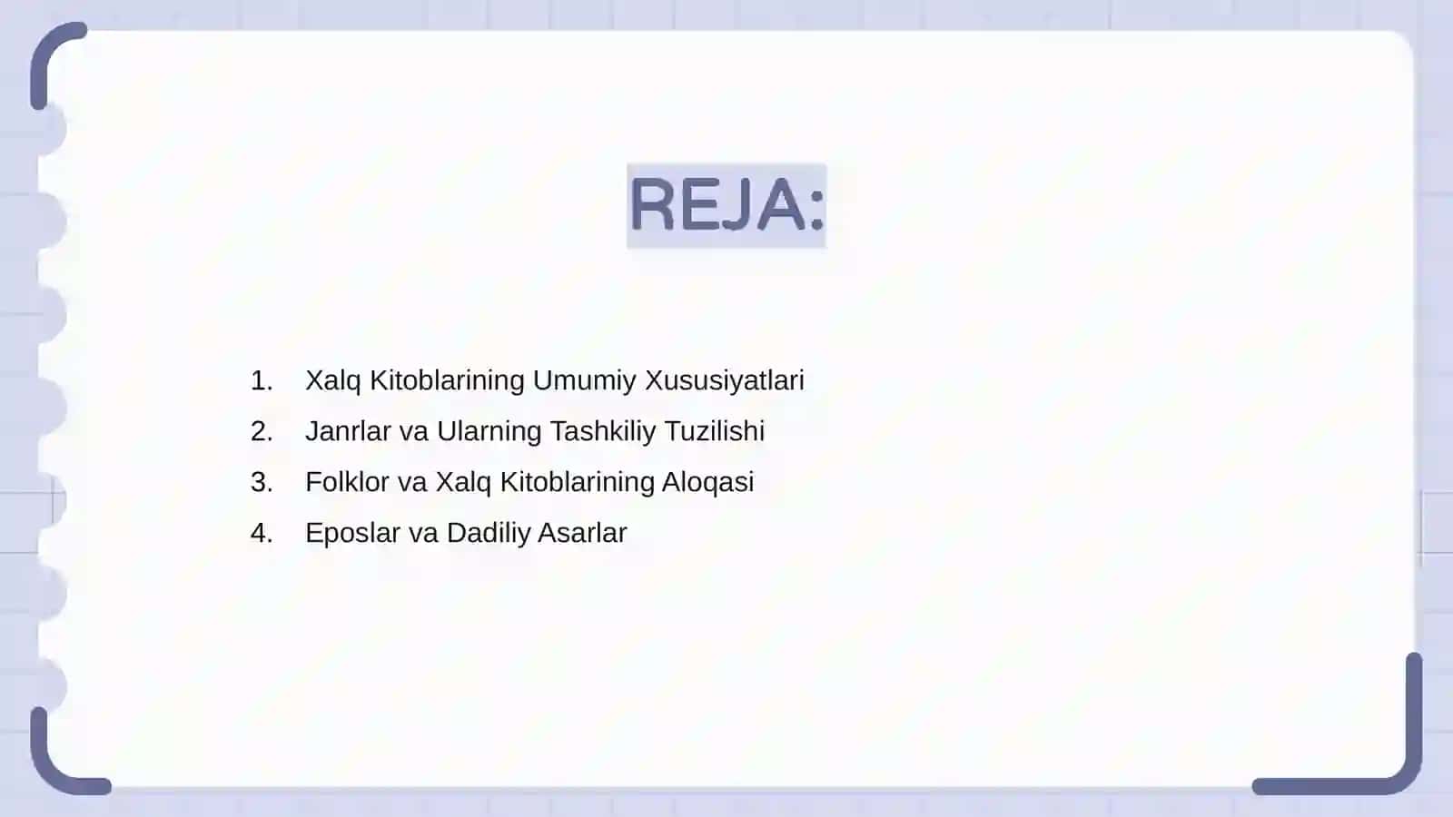 Xalq Kitoblarining Umumiy Xususiyatlari 2