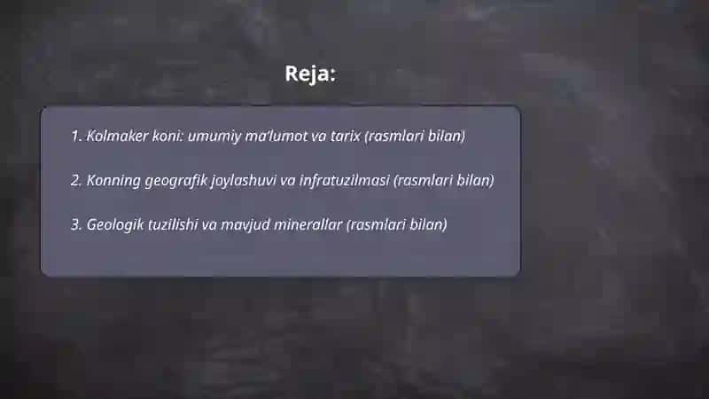 Kolmaker koni haqida maʼlumot raslaei bilan 2