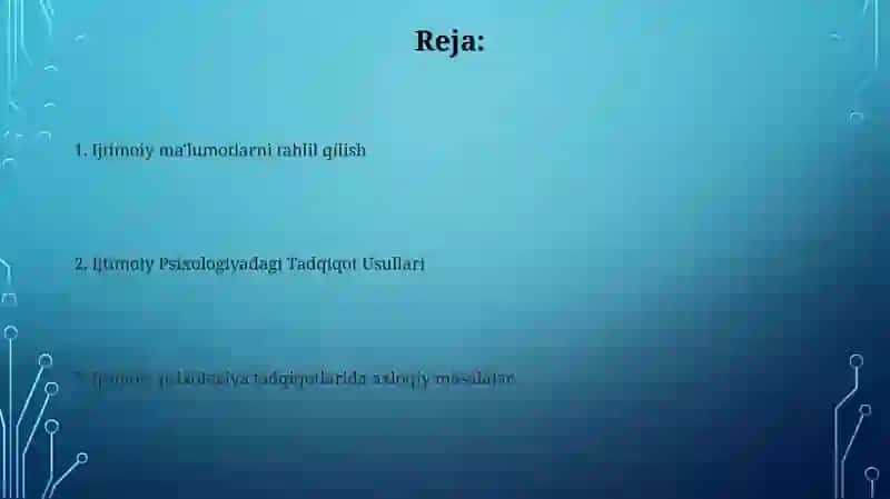 Ijtimoiy pisixalogiyaning metodlari 2