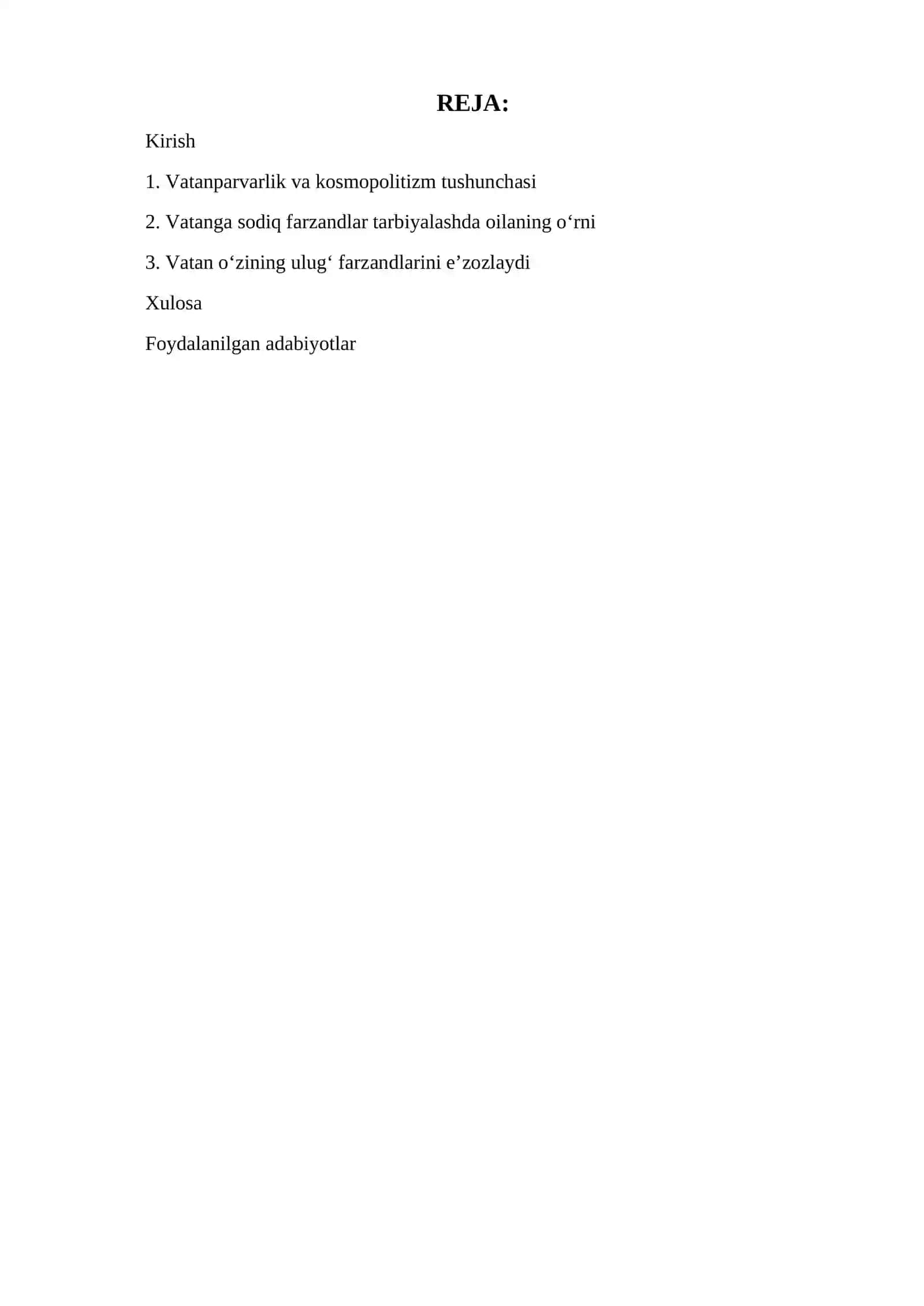 Vatanparvarlik va kosmopolitizm 2