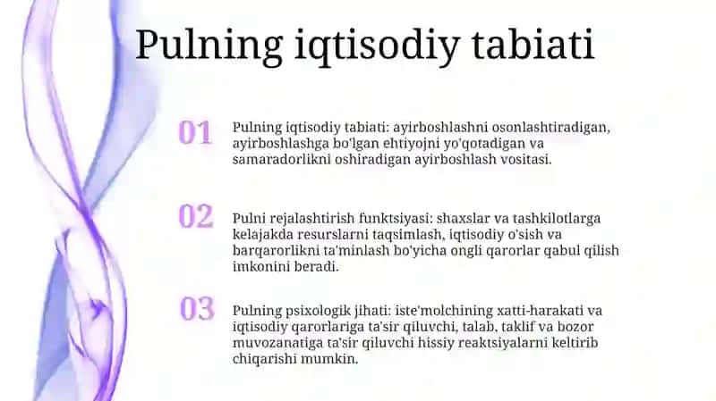Pulning Iqtisodiy Va Psixologik Mohiyati 2
