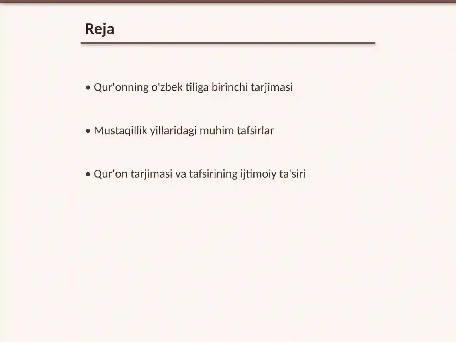 Qur'onning o'zbek tiliga tarjima qilinishi va tafsirlari 2