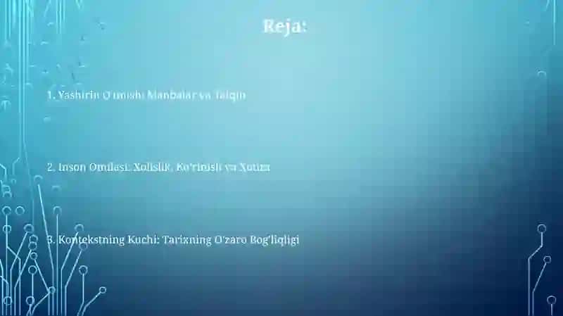 Tarixiy bilishning uziga xosligi 2