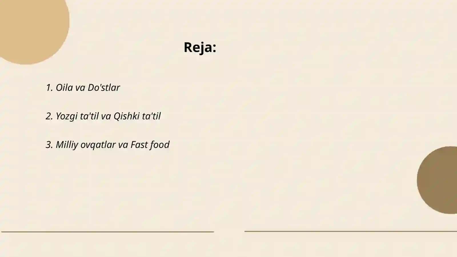 Oila va Do'stlar 2