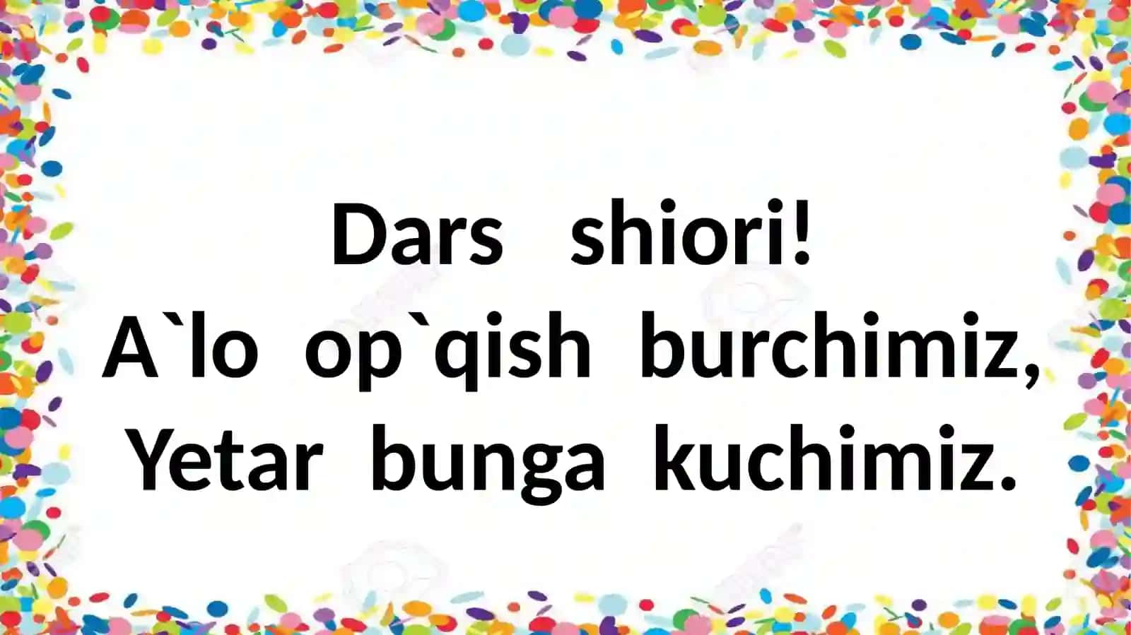 3-sinf Ona tili va o'qish fanidan Uch hikmat mavzuda dars ishlanma 2