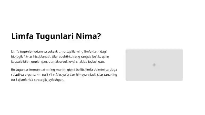 Limfa Tugunlari Guruhlari: Tuzilishi va Ahamiyati 2