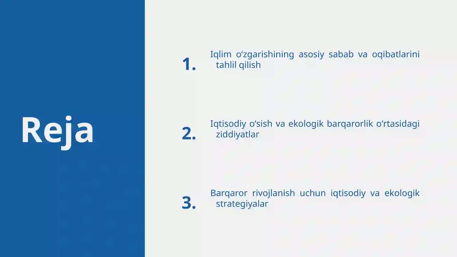 Iqtisodiy oʻsish va ekologik barqarorlik oʻrtasidagi ziddiyatlar 2