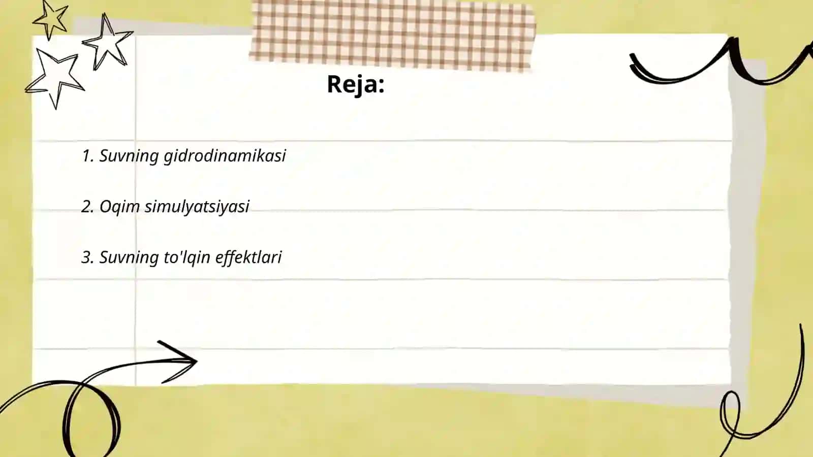Simulatsiya. Suv va tutun effektlari 2