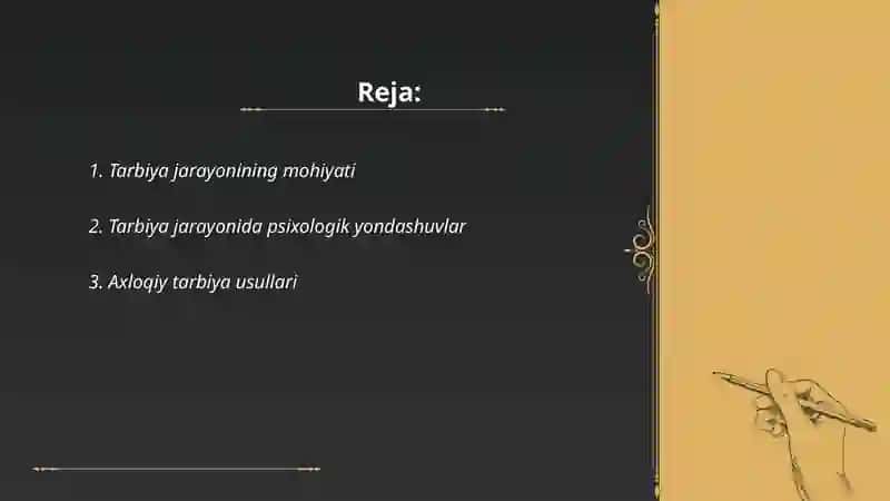 Pedagogik faoliyatda tarbiya turlari va usullari 2