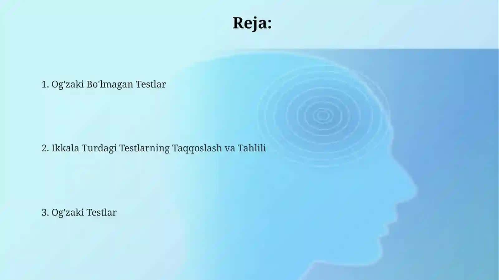 Verbala va noverbal testlar 2
