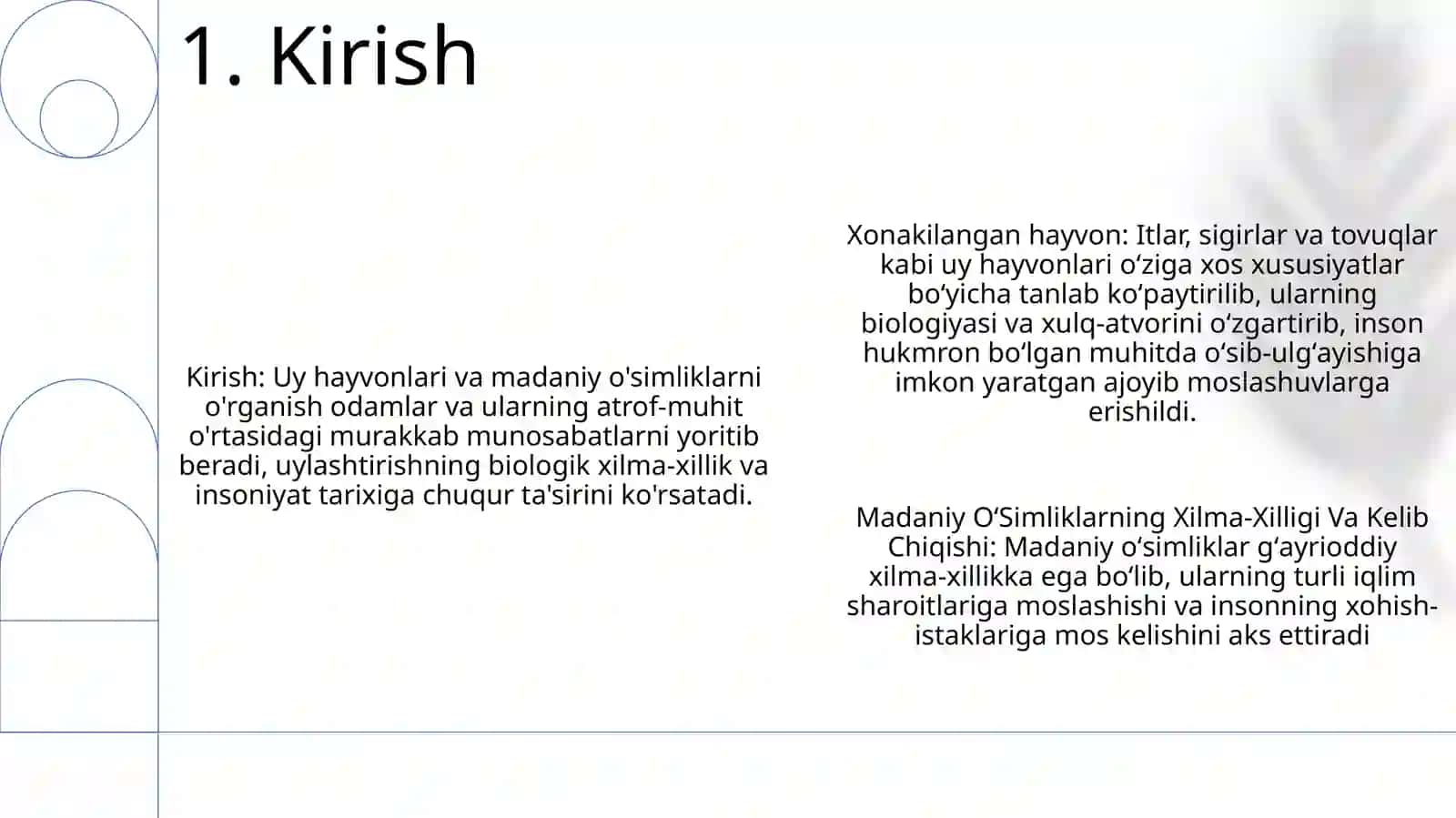 Xonakilashtirilgan Hayvon, Madaniy OʻSimliklarning Xilma-Xilligi Va Kelib Chiqishi 2