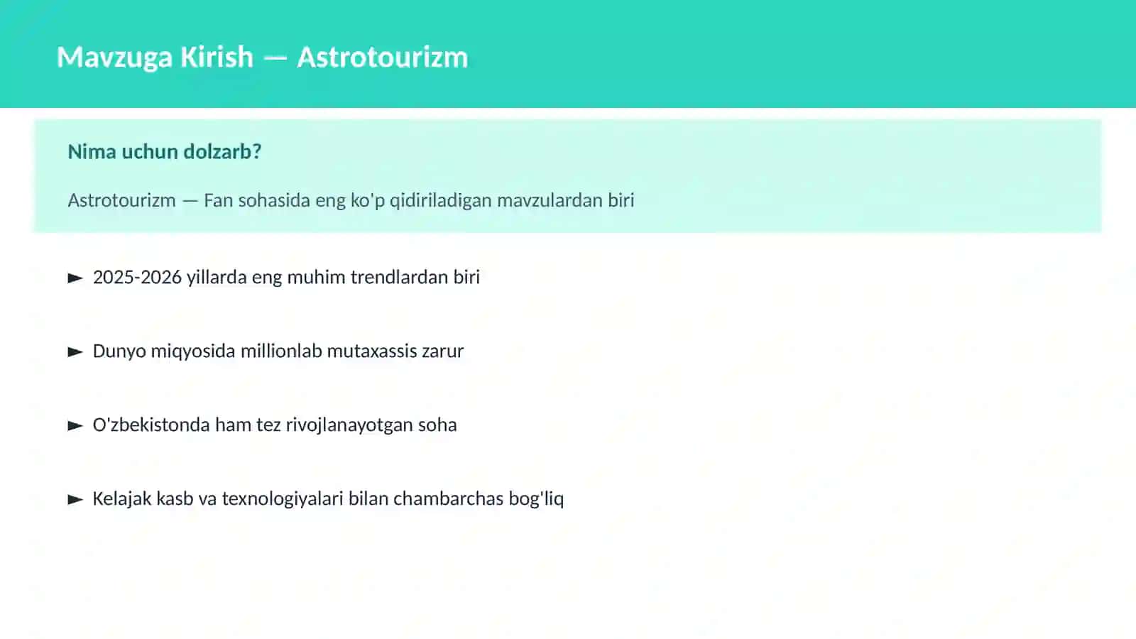 KOSMOSNI TADQIQ 2
