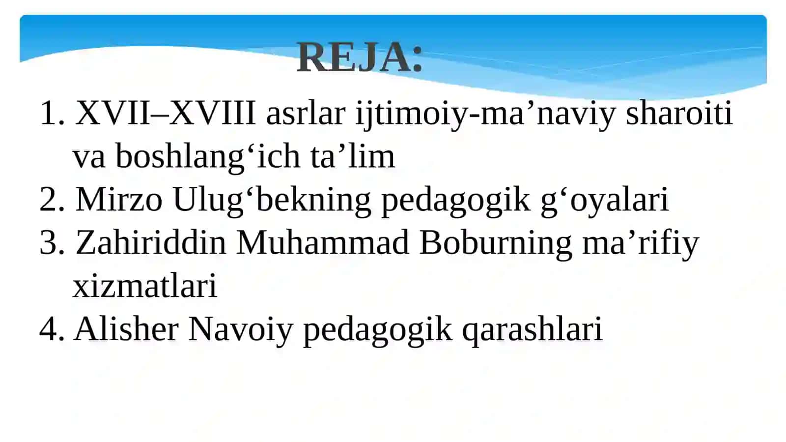 Boshlang`ich ta`lim pedagogikasi: XVII asrdan XVIII asrning ikkinchi yarmigacha boshlang‘ich sinflarda ta’lim-tarbiya va pedagogik fikrlar rivoji 2