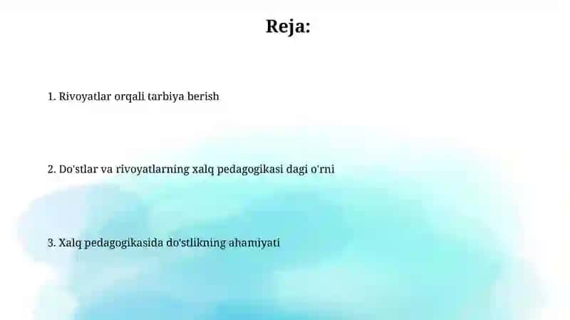 Xalq pedagogikasi 2