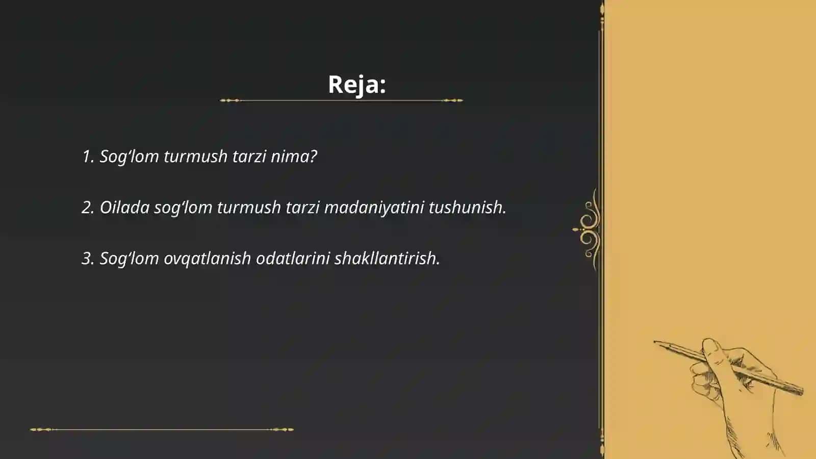 Oilada bolalarni sogʼlom turmush tarzi madaniyatini shakllantirish usul, metod va vositalari 2