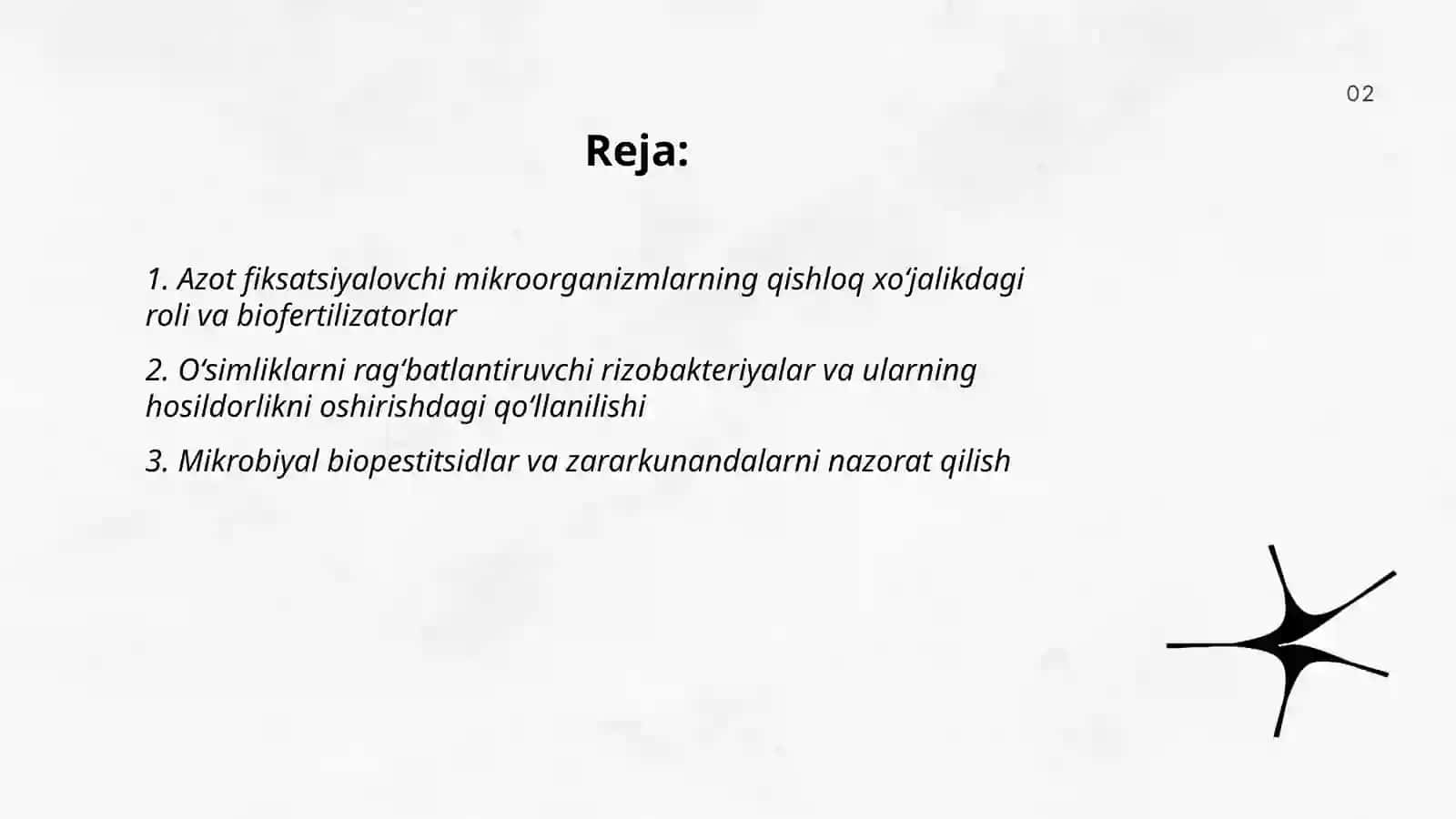 Mikroorganizmlarning qishloq xoʻjaligi, tibbiyot, yoqilgʻi ishlab chiqarish 2