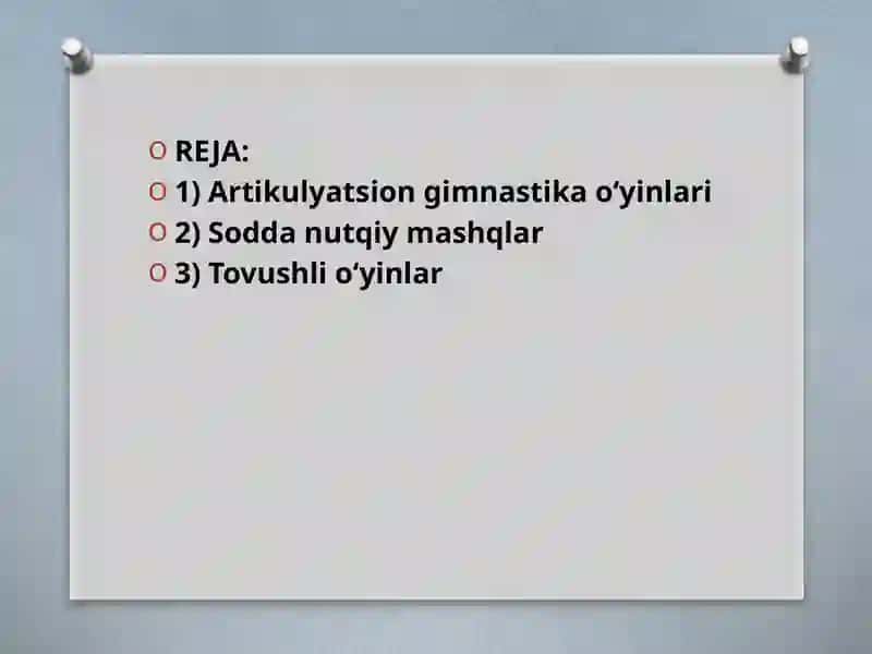 Nutqida og'ir nuqsonlar bo'lgan bolalarga logopedik o'yinlarni tashkil etish 2
