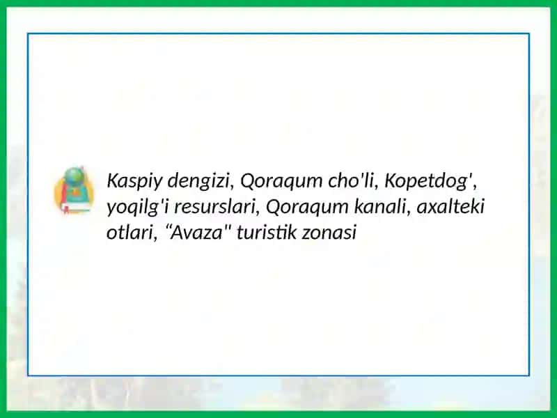 Turkmaniston Respublikasi 2