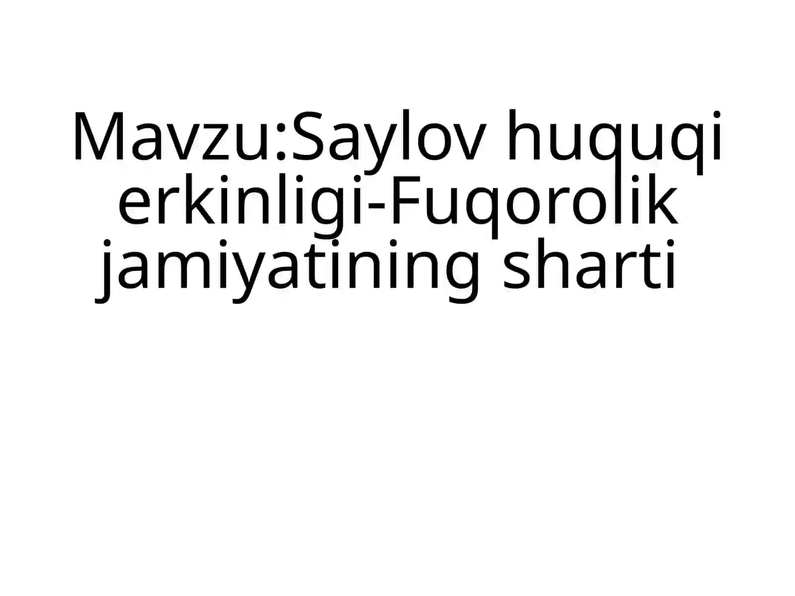 Saylov huquqierkinligi-Fuqorolik jamiyatining sharti 2