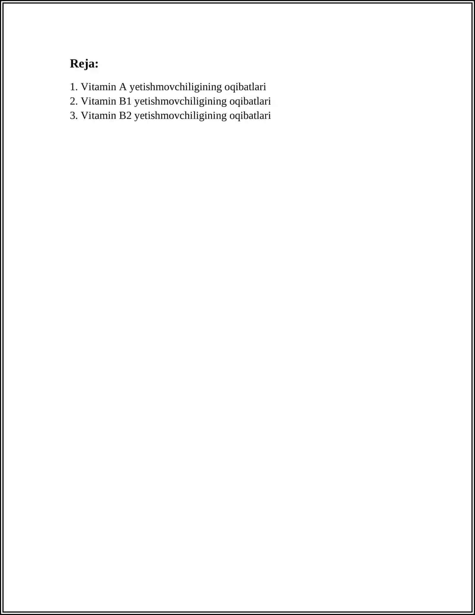 BOLALARDA VITAMINLAR YETISHMOVCHILIGINING OQIBATLARI 2