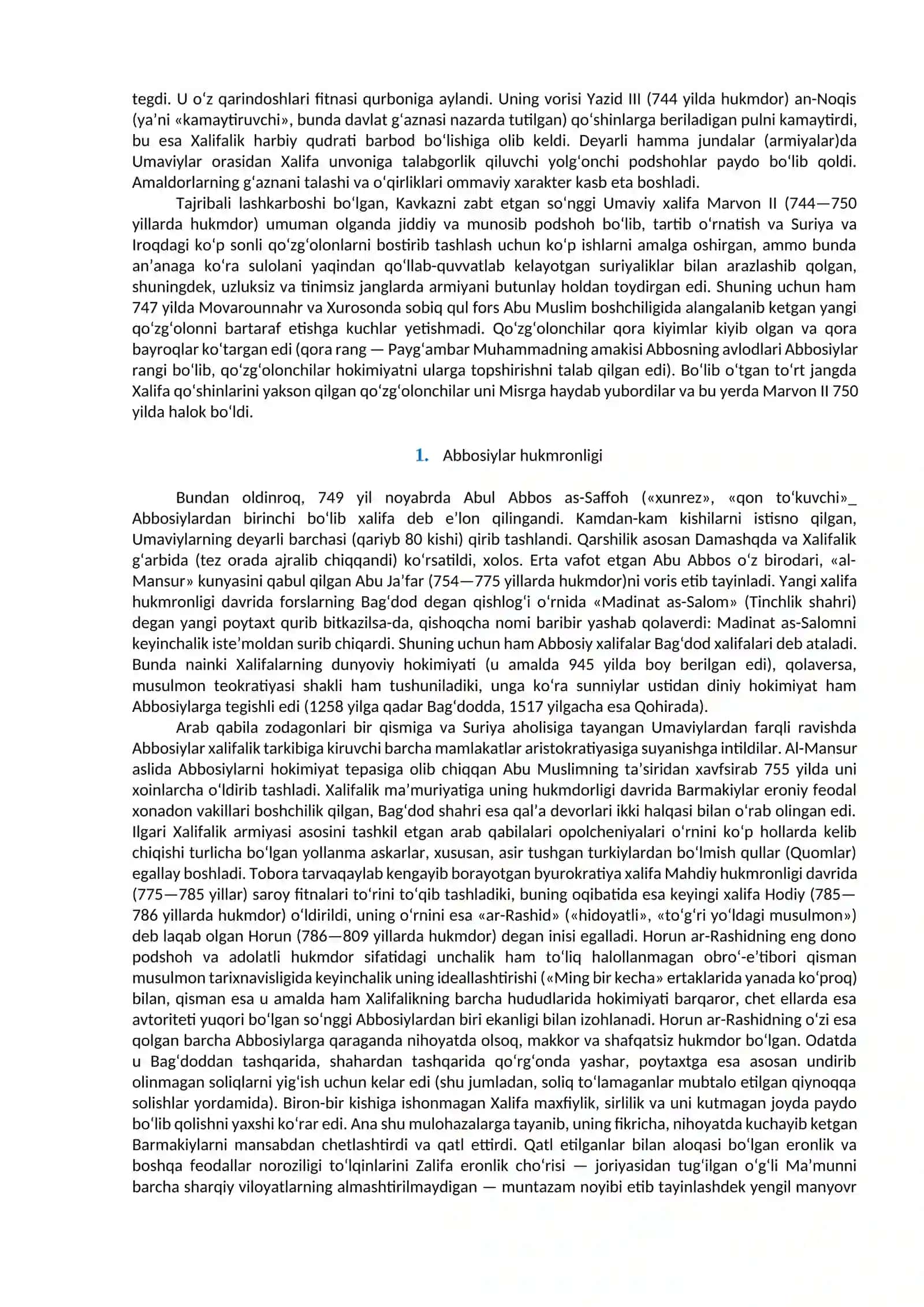 Umaviylar hukmronligi 2