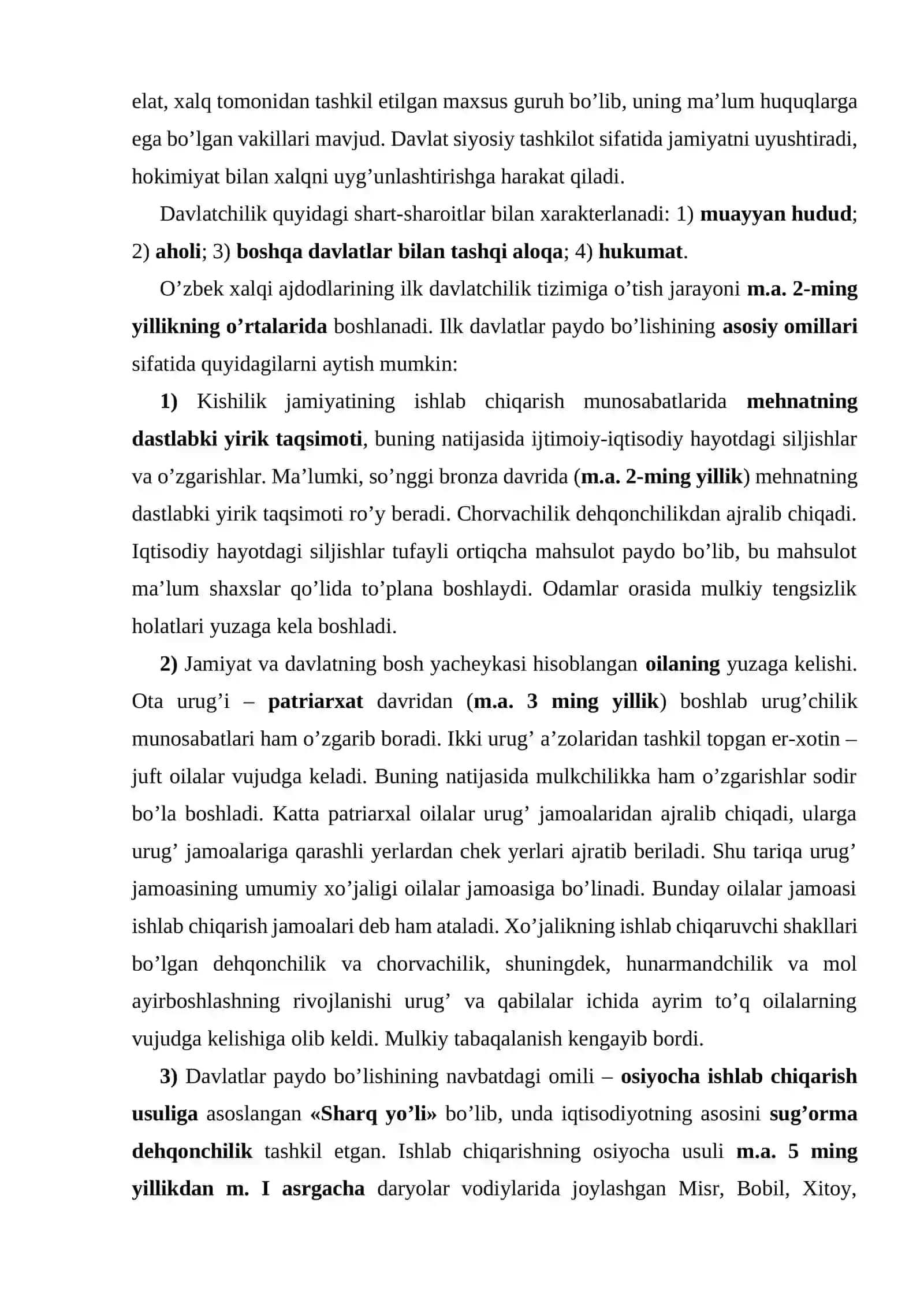 MARKAZIY OSIYO – JAHON SIVILIZATSIYASINING AJRALMAS QISMI 2