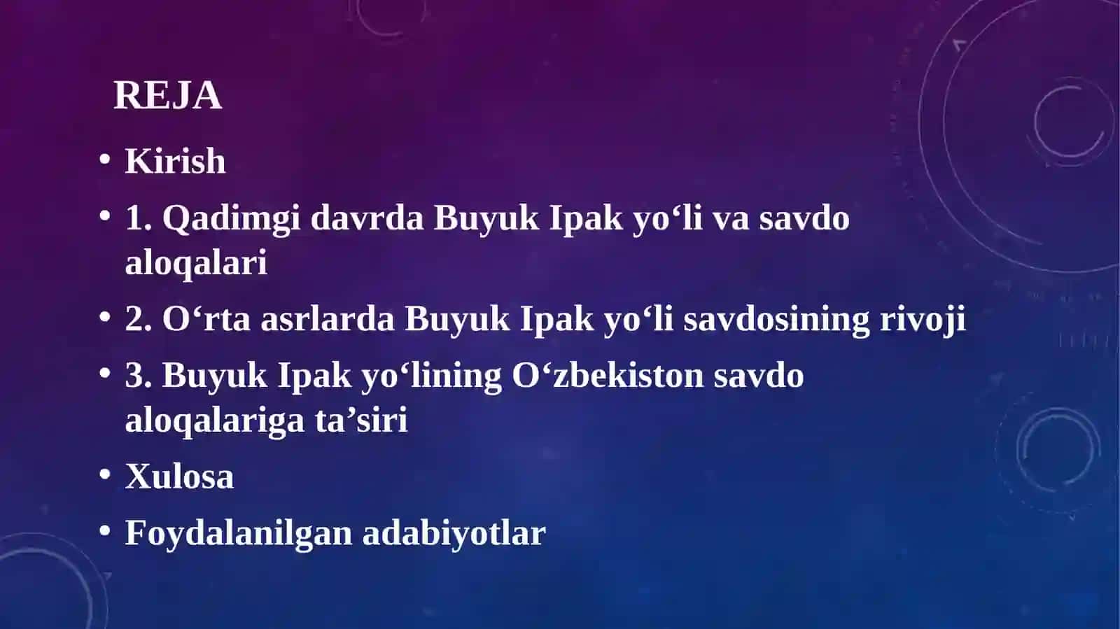 Buyuk Ipak yo‘li 2