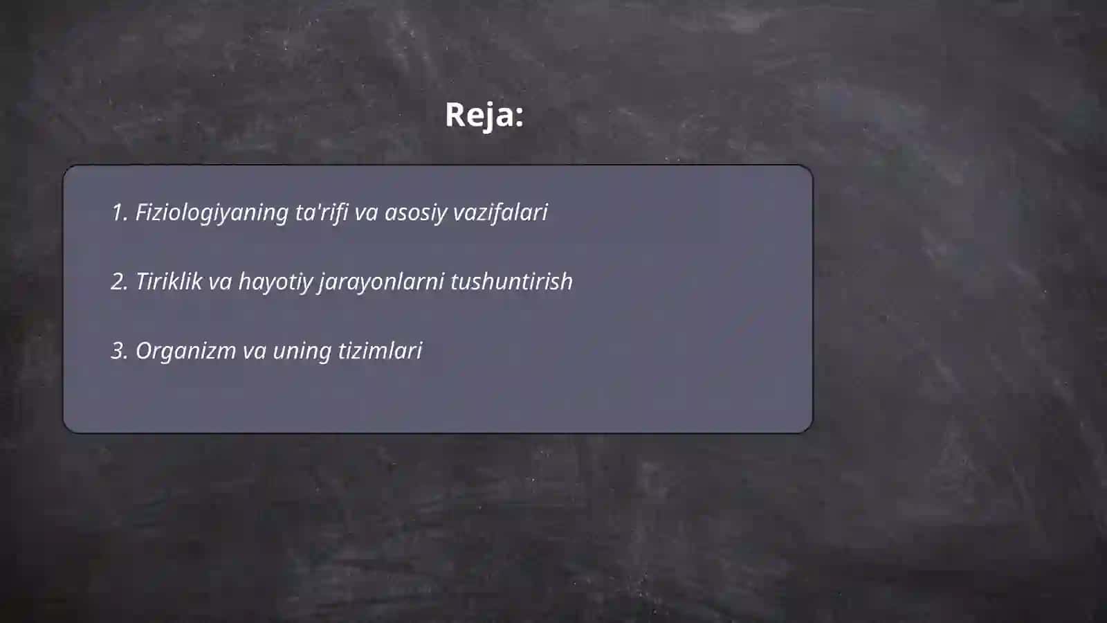Fiziologiyaga kirish. Fiziologiya faning rivojlanish bosqichi va tibbiyotdagi ahamiyati 2