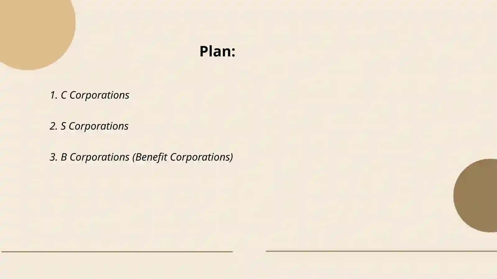 Types of corporations 2