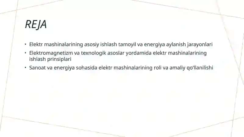 Elektir mashinalar va ularning ishlash tamoyili 2