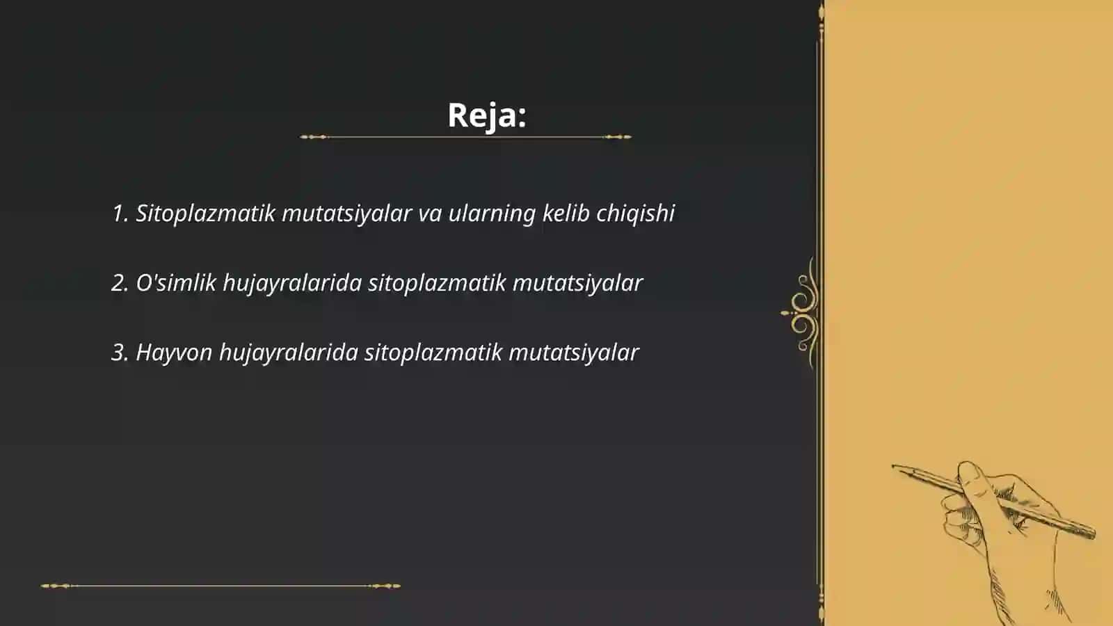 Sitoplazmatik mutatsiyalar 2